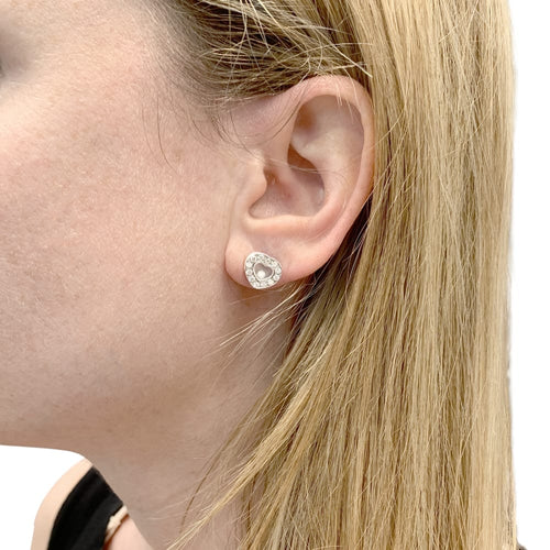 Boucles d'oreilles Boucles d'oreilles Chopard, "Happy Diamonds", or blanc et diamants. 58 Facettes 35392
