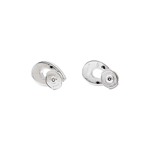 Boucles d'oreilles Boucles d'oreilles Piaget, or blanc et diamants. 58 Facettes 35384