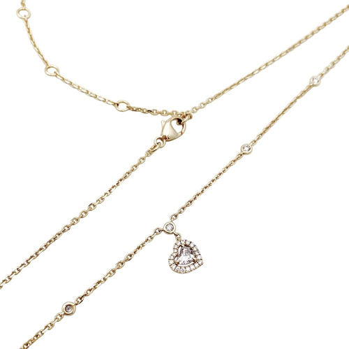 Collier Collier Messika, "Joy Heart", or rose et diamants. 58 Facettes 35419