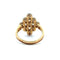 Bague 53 Bague en or jaune 18K à diamants taille brillant, motif losange 58 Facettes 40433