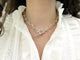 Collier collier HERMES sautoir chaine d'ancre 43 maillons en argent 72gr long 58 Facettes 273213