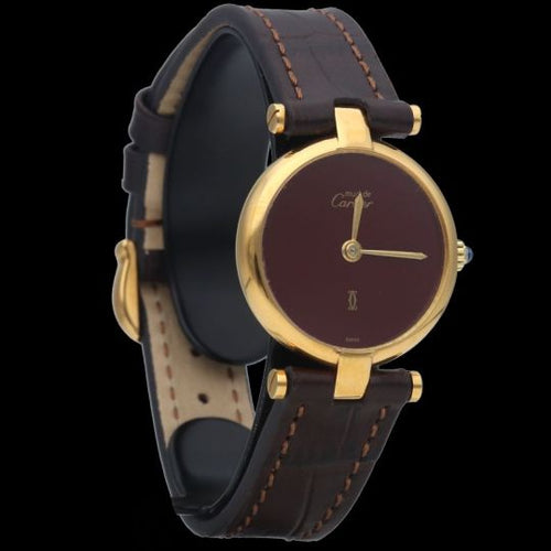 Montre Cartier Montre Must De Cartier Vermeil 58 Facettes MT44928