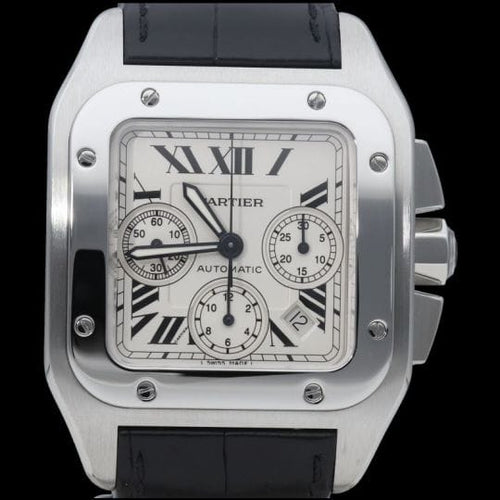 Montre Cartier Montre Santos 100 Xl Chronograph 58 Facettes MT45702