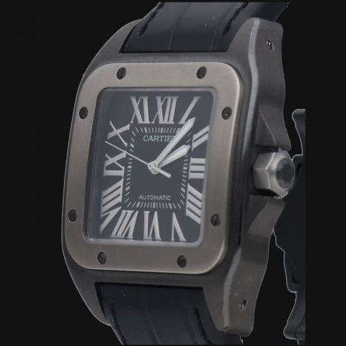 Montre Cartier Montre Santos 100 Xl Pvd 58 Facettes MT45687