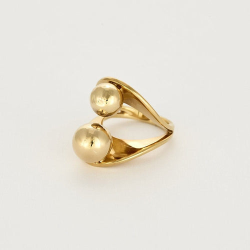 Bague 49 Cartier x Dinh Van - Bague en or jaune 18 ct 58 Facettes 58FC23