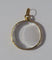 Pendentif Pendentif porte-photo XIXe siècle en or rose 18 carats et verre 58 Facettes Pendentif
