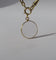 Pendentif Pendentif porte-photo XIXe siècle en or rose 18 carats et verre 58 Facettes Pendentif