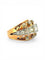 Bague 62 Bague ancienne ajourée en or jaune 18 carats, platine et diamants 58 Facettes ac12805