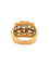 Bague 62 Bague ancienne ajourée en or jaune 18 carats, platine et diamants 58 Facettes ac12805