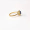 Bague 55 Bague marguerite en or jaune 18K, saphir et diamants 58 Facettes BAG.MARGT.S.FIL.FA69