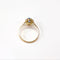 Bague 55 Bague marguerite en or jaune 18K, saphir et diamants 58 Facettes BAG.MARGT.S.FIL.FA69