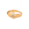 Bague 54 O. J. Perrin - Bague godronnée en or jaune 18K 58 Facettes 793324
