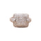 Bague 53 Bague chevalière en or gris 18 carats et diamants 58 Facettes 794077