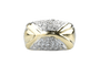 Bague 53 Bague pavée de diamants en or jaune 18K 0,64 ct 58 Facettes BGDCY140-107