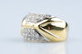 Bague 53 Bague pavée de diamants en or jaune 18K 0,64 ct 58 Facettes BGDCY140-107