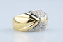 Bague 53 Bague pavée de diamants en or jaune 18K 0,64 ct 58 Facettes BGDCY140-107