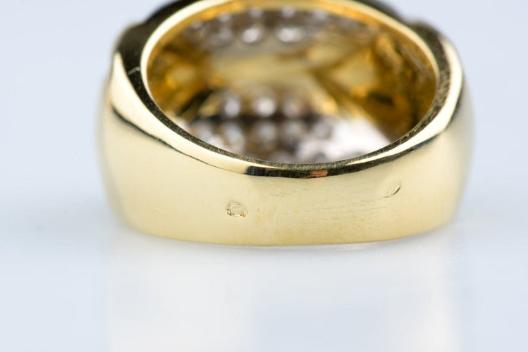 Bague 53 Bague pavée de diamants en or jaune 18K 0,64 ct 58 Facettes BGDCY140-107