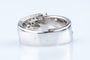 Bague 54 Bague étoile en or blanc 18K avec rubis et diamants 58 Facettes BG41300008-107