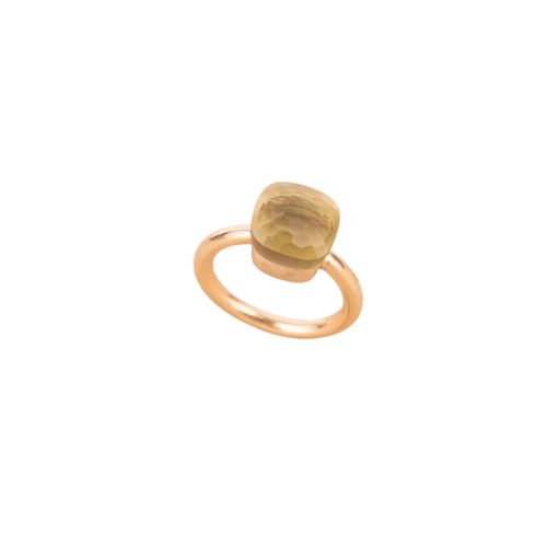 Bague 52 Pomellato Nudo Classic - Bague en or rose 750 avec citrine 58 Facettes 794150