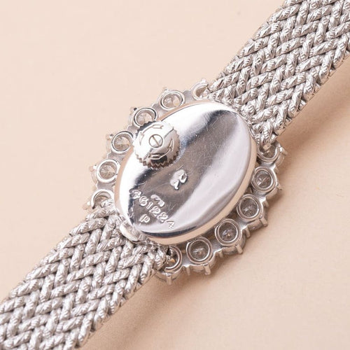 Montre Vacheron Constantin - Montre de soirée en or gris et platine sertie de diamants 58 Facettes 14271