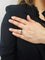 Bague 55 Bague marguerite entourage en or jaune 18K saphir et diamants 58 Facettes MARGT.S.Pont-FA.67