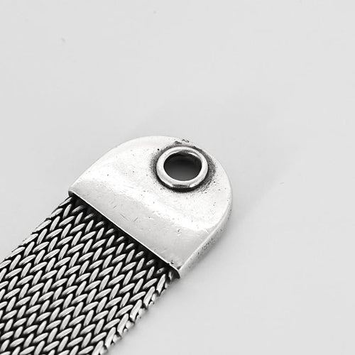 Bracelet Hermès - Bracelet souple en argent 800, Georges Lenfant 58 Facettes 58FC41