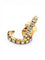 Boucles d'oreilles Boucles d'oreilles demi-créoles en or jaune 18 carats et diamants 58 Facettes Ac12825