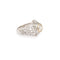 Bague 53 Art Déco - Bague en or gris 18 carats diamants 58 Facettes BD172