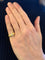 Bague 49 Bague de petit doigt godrons en or jaune 18 carats et diamants 58 Facettes BD218