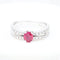 Bague 56 Bague rubis et diamants en or blanc 18K 58 Facettes 138317D