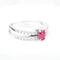 Bague 56 Bague rubis et diamants en or blanc 18K 58 Facettes 138317D