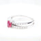 Bague 56 Bague rubis et diamants en or blanc 18K 58 Facettes 138317D