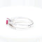 Bague 56 Bague rubis et diamants en or blanc 18K 58 Facettes 138317D