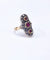 Bague 56 Bague marquise ancienne en or 18k, rubis et diamants taille rose 58 Facettes Marq.Rub.DV