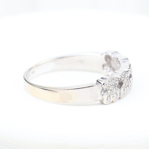 Bague 63 TOUS - Bague ours en or blanc 18K et diamants 58 Facettes 138244