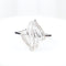 Bague 58 Bague en or blanc 18K à diamants baguette et brillants 58 Facettes 138314A