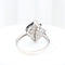 Bague 58 Bague en or blanc 18K à diamants baguette et brillants 58 Facettes 138314A
