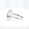 Bague 58 Bague en or blanc 18K à diamants baguette et brillants 58 Facettes 138314A