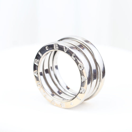 Bague 47 Bvlgari B.Zero1 - Bague en or blanc 18K 58 Facettes 138314B