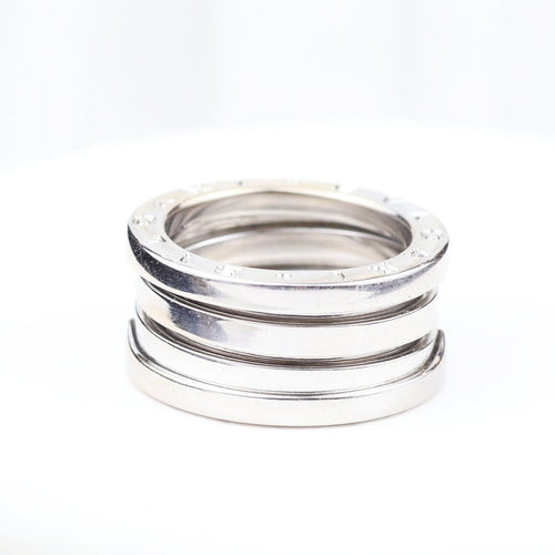 Bague 47 Bvlgari B.Zero1 - Bague en or blanc 18K 58 Facettes 138314B