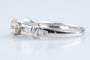 Bague 54 Alliance diamant en or blanc 18K avec diamants taille baguette 58 Facettes BG1117357-107
