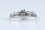 Bague 54 Alliance diamant en or blanc 18K avec diamants taille baguette 58 Facettes BG1117357-107
