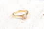 Bague 51 Bague solitaire en or jaune et blanc 18K avec diamant 58 Facettes BGALL50VS1-107