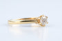 Bague 51 Bague solitaire en or jaune et blanc 18K avec diamant 58 Facettes BGALL50VS1-107
