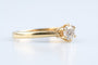 Bague 51 Bague solitaire en or jaune et blanc 18K avec diamant 58 Facettes BGALL50VS1-107