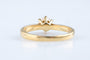 Bague 51 Bague solitaire en or jaune et blanc 18K avec diamant 58 Facettes BGALL50VS1-107
