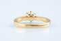 Bague 51 Bague solitaire en or jaune et blanc 18K avec diamant 58 Facettes BGALL50VS1-107