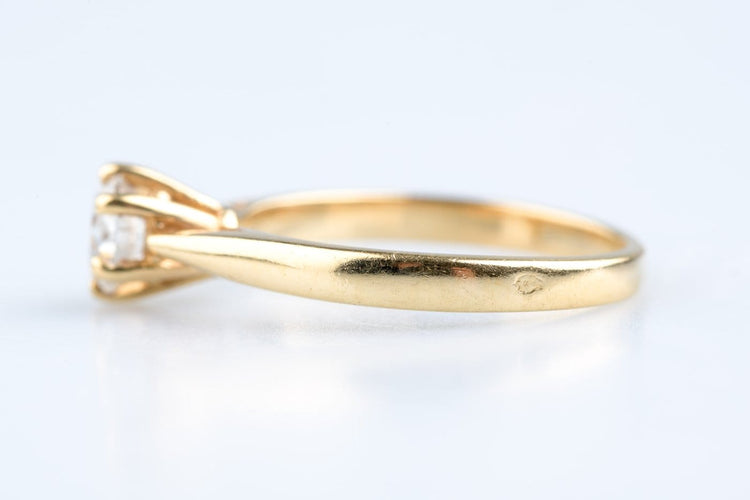 Bague 51 Bague solitaire en or jaune et blanc 18K avec diamant 58 Facettes BGALL50VS1-107