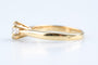 Bague 51 Bague solitaire en or jaune et blanc 18K avec diamant 58 Facettes BGALL50VS1-107