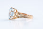 Bague 54 Bague topaze bleue en or blanc 18K 58 Facettes BGTOPOC613-107
